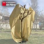 Winterschutz-Thermomantel XL PRO Ø120 x 250 cm mit Reißverschluss 1 Zugseil 100 gr/m² – Bild 2