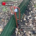 Amphibienzaun 120 g/m2, 0,5 x 25 m mit Ösen – Bild 3