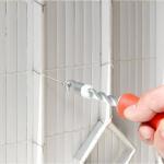 Bindedrähte für Sichtschutz und Säcke Menge 100 Stück AusführungGrün ummantelt – Bild 4