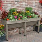 VegTrug® Hochbeet Wall Hugger183x46x80 cm Farbe Greywash – Bild 2