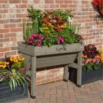 VegTrug® Hochbeet Wall Hugger103x46x80 cm Farbe Greywash – Bild 2