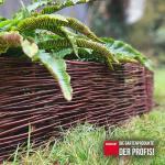 Steckzaun Weide 120 cm x 25 cm Steckzaun aus Weide 120 x 25cm – Bild 3