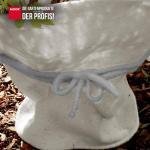 Wollkordel aus Schafwolle 3m Ø 1 cm grau/braun – Bild 2