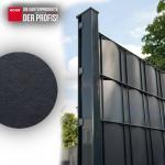 Sichtschutzstreifen PP Zaunblende PRO 0,19x35 m Farbe anthrazitgrau (RAL 7016) – Bild 3