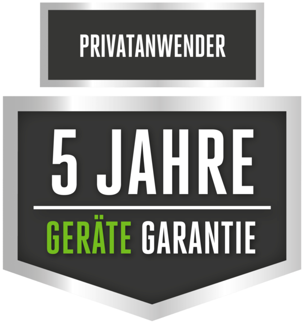 5 Jahre Garantie