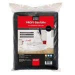 Profi Baufolie extra stark Abdeckfolie LDPE ca. Größe 4,00 x 12,50 m schwarz QualitätTyp 40
