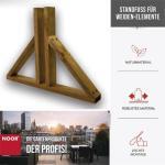 Standfuß für Weidenparavents – Bild 3