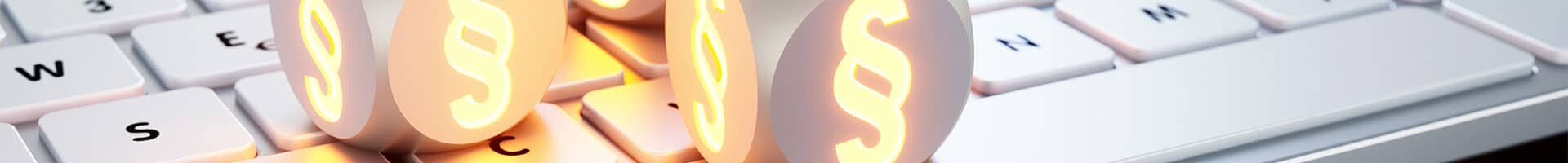 Datenschutz-Paragraphen-Header, Kopfbild