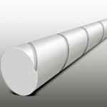 Mähfaden rund-leise Ø 2,7 mm x 208,0 m