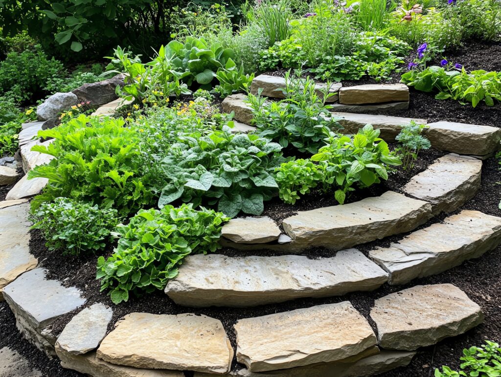 Gartenbereich / Steinbeet