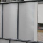 25 Klemmschienen für Sichtschutzstreifen Farbe signalgrau ~RAL 7004 – Bild 2