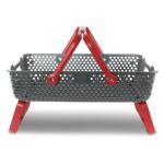 Gartenkorb Kajo stapelbar & luftdurchlässig ca. Größe 20 Liter (58 x 38 x 15 cm) Farbekirsche – Bild 2