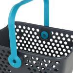 Gartenkorb Kajo stapelbar & luftdurchlässig ca. Größe 4 Liter (24 x 20 x 15 cm) Farbetürkis – Bild 3