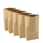 Papiersäcke 120 l braun nassfest 5er Pack 70x95+20 cm, aus 2-fach Kraftsackpapier – Bild 2